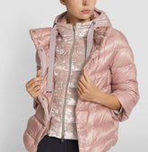 Women's Light Pink Puffer Jacket